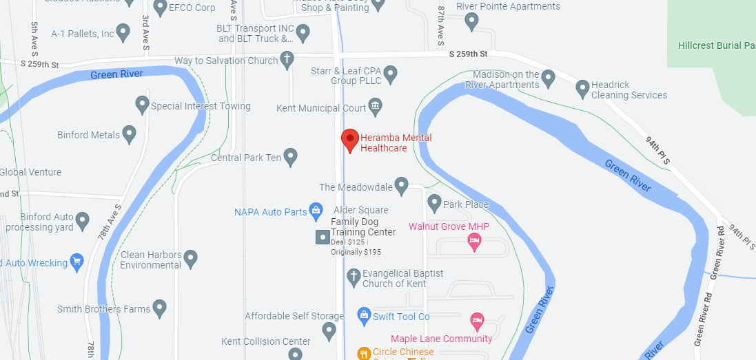 Route map to Heramba Mental Health Care